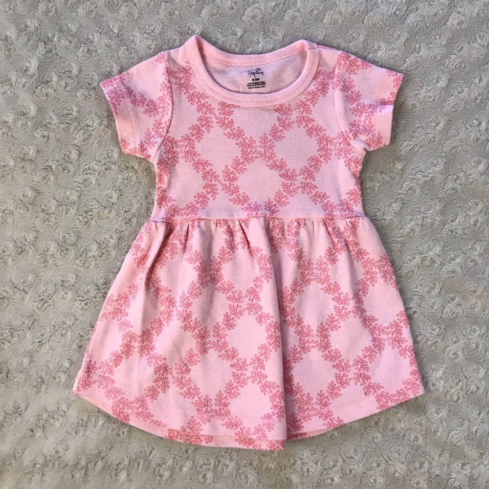 Touched by Nature Pink Dress Organic Cotton 0-3M
